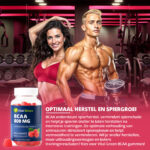 Vital Green BCAA Gummies Frambozensmaak 60 stuks – Ondersteuning voor spierherstel en prestaties