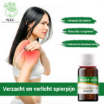 Pepermuntolie verzacht en verlicht spierpijn en bevordert de bloedsomloop.