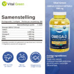 Vital Green Omega 3 – Omega 3 Supplement - Samenstelling
